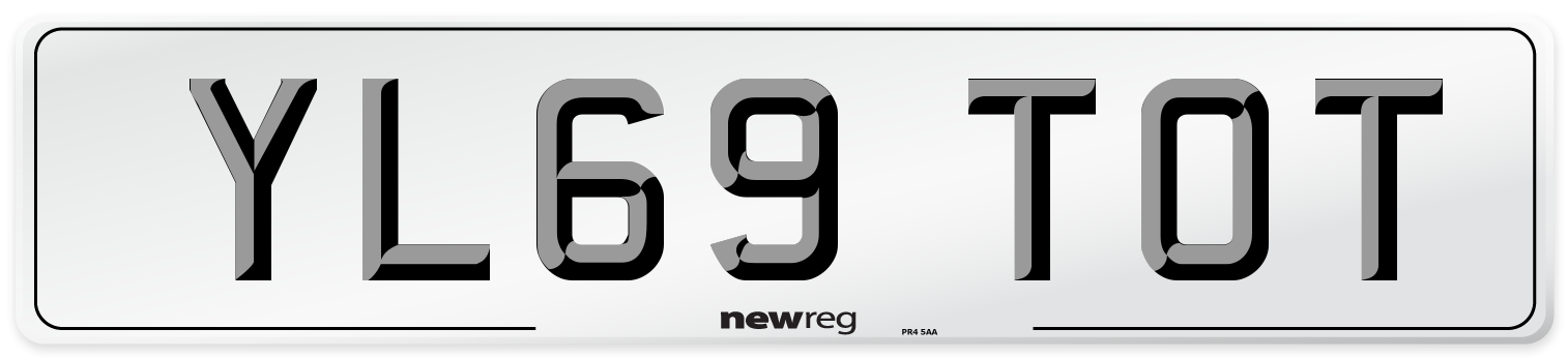 YL69 TOT Number Plate from New Reg